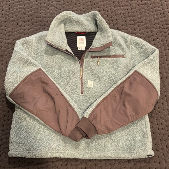 Topo Sherpa Quarter-Zip Pullover - Picture 1 of 4